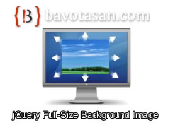 Full Size Background Image jQuery 