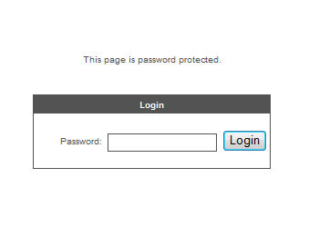 PHP Password Protect