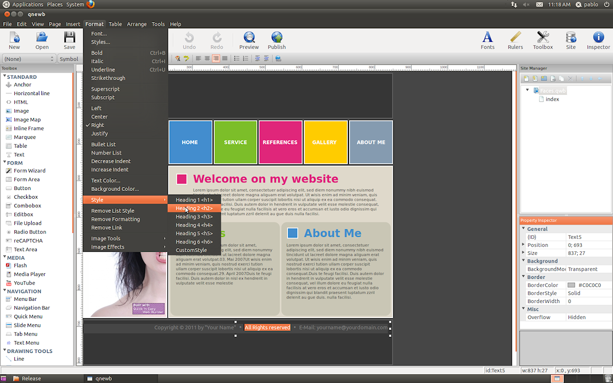 Web Page Builder Software Mac