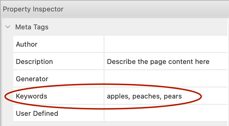 No keywords