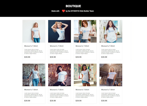 Boutique Template